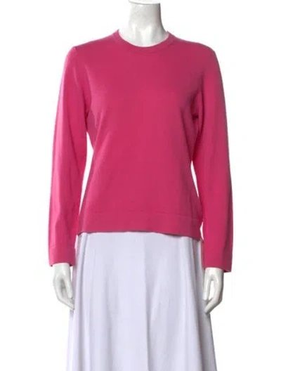 Pre-owned Tse Cashmere Crew Neck Sweater In Pink