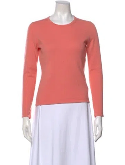 Pre-owned Tse Cashmere Crew Neck Sweater In Pink