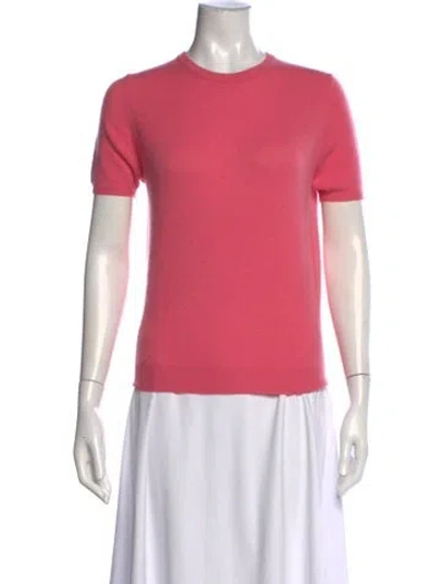 Pre-owned Tse Cashmere Crew Neck Sweater In Pink