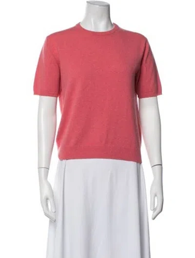 Pre-owned Tse Cashmere Crew Neck Sweater In Pink