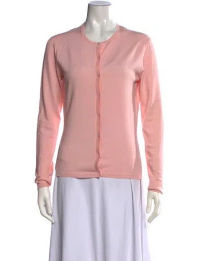 Pre-owned Tse Cashmere Crew Neck Sweater In Pink