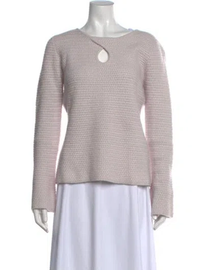Pre-owned Tse Cashmere Crew Neck Sweater In Purple