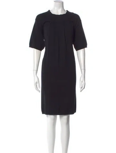 Pre-owned Tse Cashmere Knee-length Dress In Black
