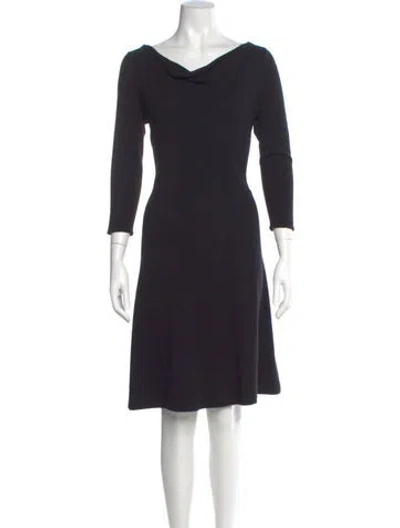 Pre-owned Tse Cashmere Knee-length Dress In Blue