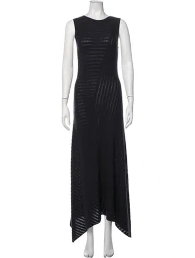 Pre-owned Tse Cashmere Long Dress W/ Tags In Blue