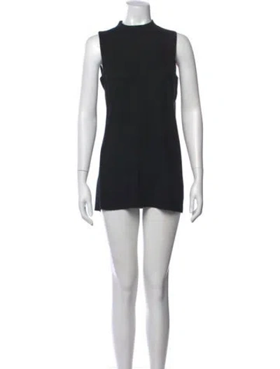 Pre-owned Tse Cashmere Mini Dress In Black