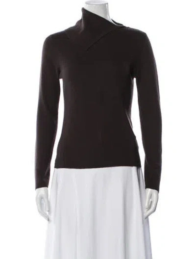 Pre-owned Tse Cashmere Mock Neck Sweater In Purple