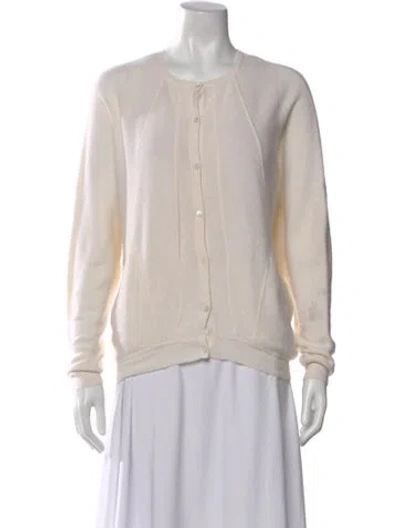 Pre-owned Tse Cashmere Open Front Sweater In Neutral
