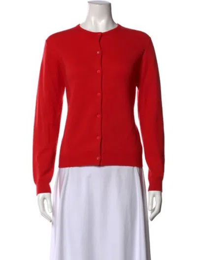 Pre-owned Tse Cashmere Open Front Sweater In Pink