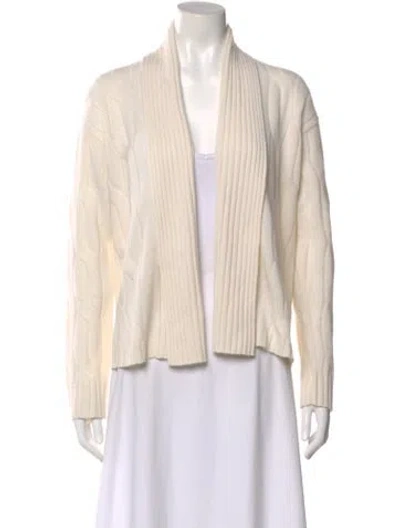 Pre-owned Tse Cashmere Open Front Sweater W/ Tags In Neutral