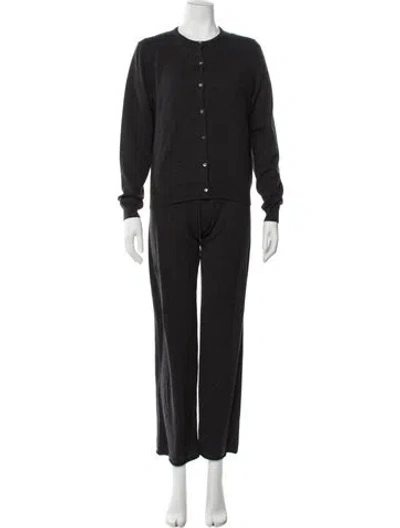 Pre-owned Tse Cashmere Pant Set In Gray