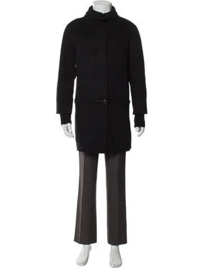 Pre-owned Tse Cashmere Parka In Black