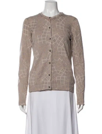 Pre-owned Tse Cashmere Patterned Set In Neutrals