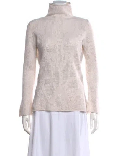 Pre-owned Tse Cashmere Patterned Sweater In Neutrals