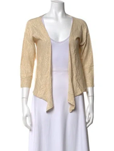 Pre-owned Tse Cashmere Patterned Sweater In Neutrals