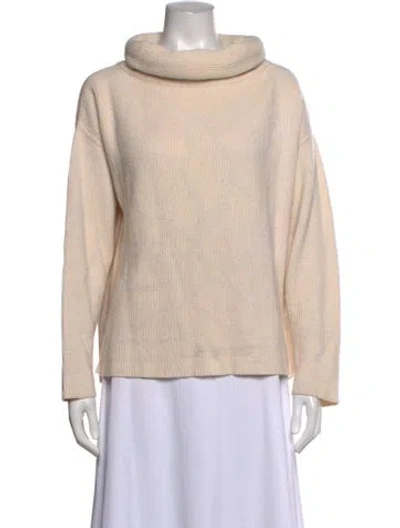 Pre-owned Tse Cashmere Patterned Sweater In Neutrals