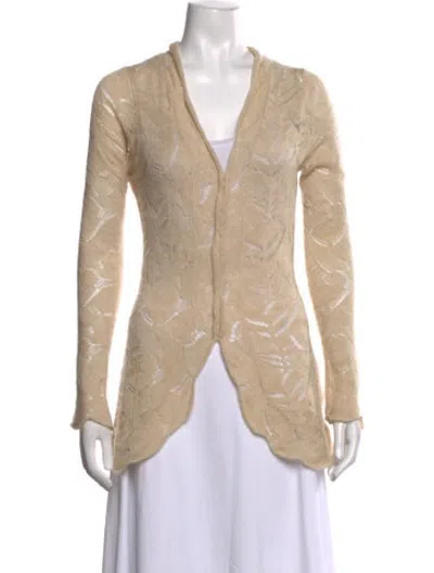 Pre-owned Tse Cashmere Patterned Sweater In Neutrals