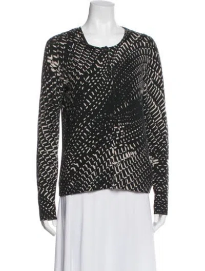 Pre-owned Tse Cashmere Printed Set In Black