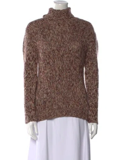 Pre-owned Tse Cashmere Printed Sweater In Brown