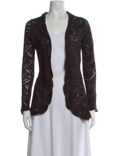 Pre-owned Tse Cashmere Printed Sweater In Brown