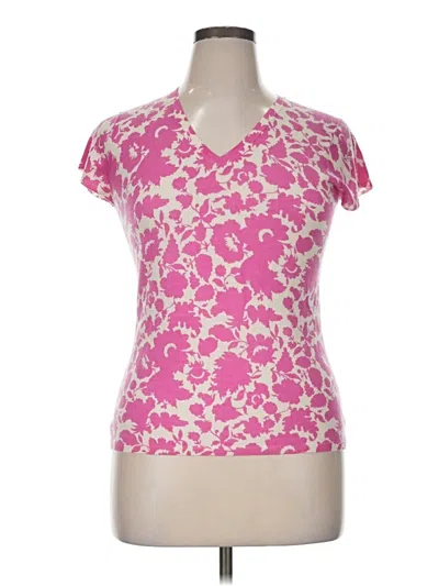 Pre-owned Tse Cashmere Pullover Sweater In Pink