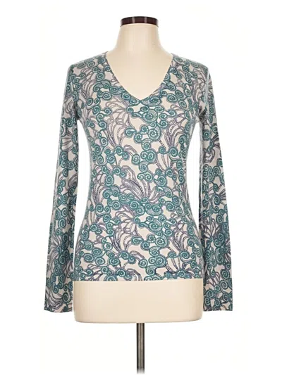 Pre-owned Tse Cashmere Pullover Sweater In Teal