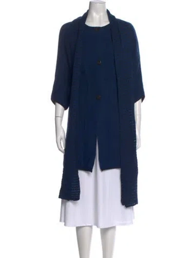 Pre-owned Tse Cashmere Scoop Neck Sweater In Blue