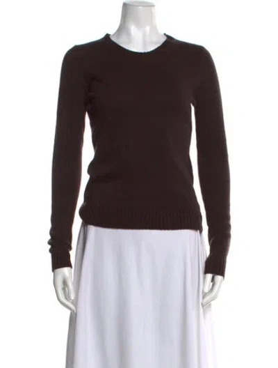 Pre-owned Tse Cashmere Scoop Neck Sweater In Brown