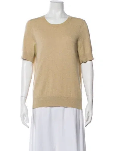 Pre-owned Tse Cashmere Scoop Neck Sweater In Neutral