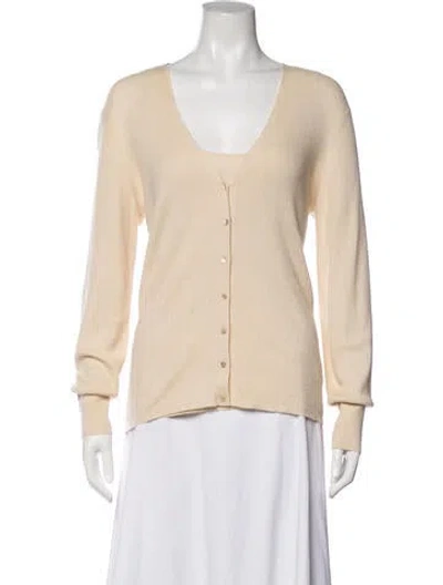 Pre-owned Tse Cashmere Scoop Neck Sweater In Neutrals