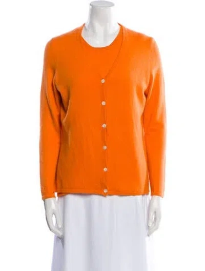Pre-owned Tse Cashmere Set In Orange