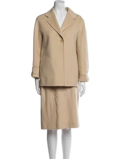 Pre-owned Tse Cashmere Skirt Set In Neutral