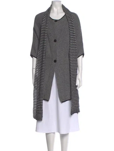 Pre-owned Tse Cashmere Striped Sweater In Gray