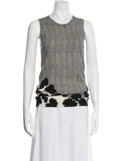 Pre-owned Tse Cashmere Striped Sweater In Gray