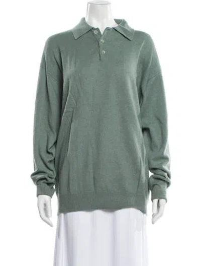 Pre-owned Tse Cashmere Sweater In Green