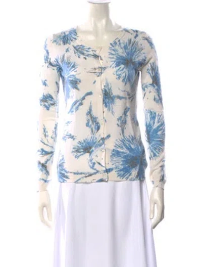 Pre-owned Tse Cashmere Tie-dye Print Sweater In Neutral