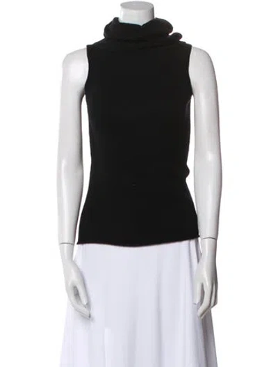 Pre-owned Tse Cashmere Turtleneck Sweater In Black