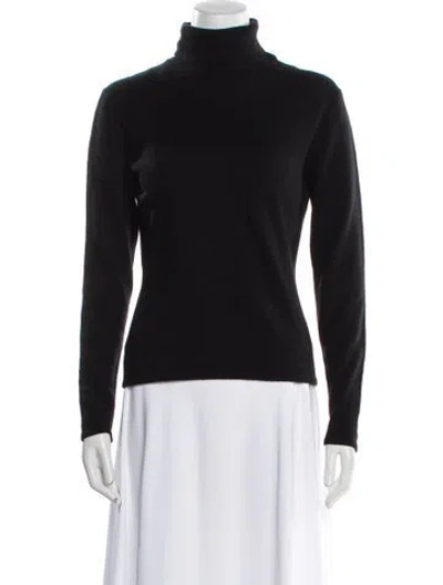 Pre-owned Tse Cashmere Turtleneck Sweater In Black