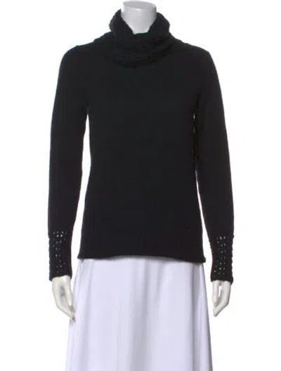 Pre-owned Tse Cashmere Turtleneck Sweater In Black