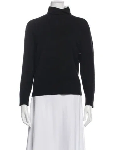 Pre-owned Tse Cashmere Turtleneck Sweater In Black