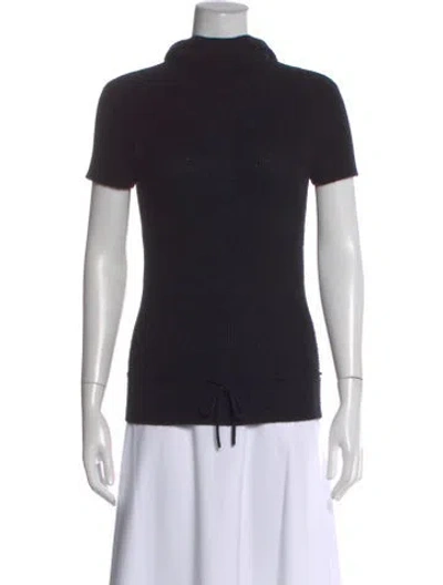 Pre-owned Tse Cashmere Turtleneck Sweater In Black