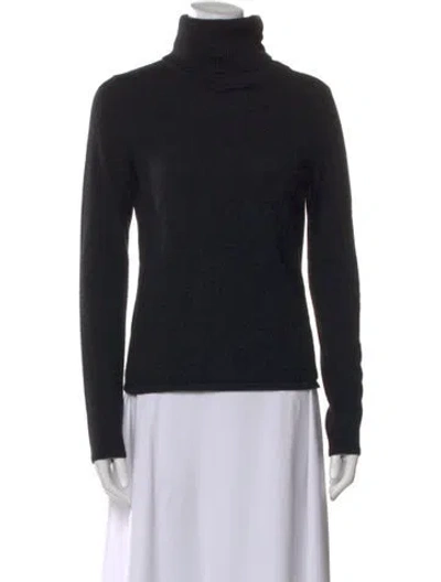 Pre-owned Tse Cashmere Turtleneck Sweater In Black