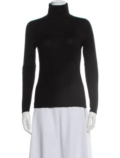 Pre-owned Tse Cashmere Turtleneck Sweater In Black