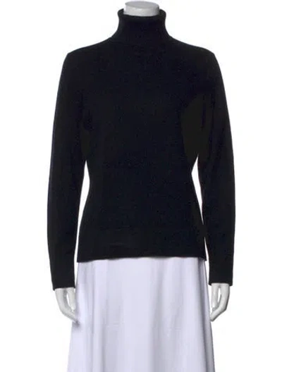 Pre-owned Tse Cashmere Turtleneck Sweater In Black