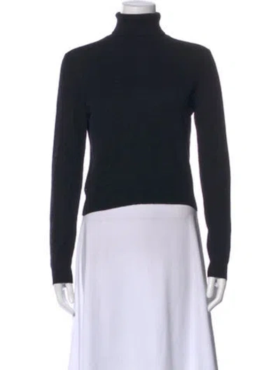 Pre-owned Tse Cashmere Turtleneck Sweater In Black