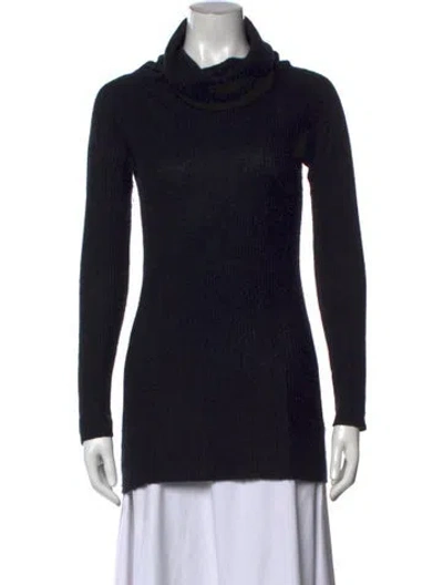 Pre-owned Tse Cashmere Turtleneck Sweater In Black