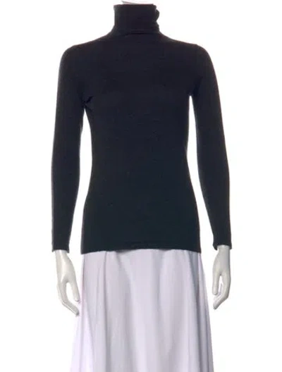 Pre-owned Tse Cashmere Turtleneck Sweater In Black