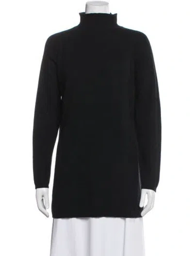 Pre-owned Tse Cashmere Turtleneck Sweater In Black