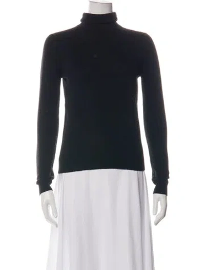 Pre-owned Tse Cashmere Turtleneck Sweater In Black
