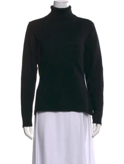 Pre-owned Tse Cashmere Turtleneck Sweater In Black
